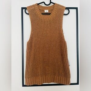 Abercrombie & Fitch Women's Sleeveless Knit Sweater - Brown